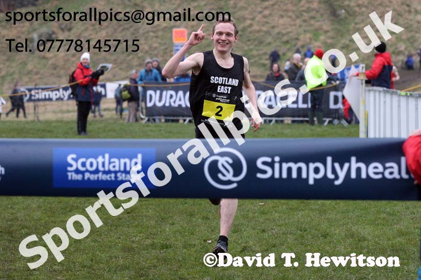 Inter District senior men and juniors, 2018 Simplyhealth Great Edinburgh International XCountry. Photo: David T. Hewitson/Sports for All Pics